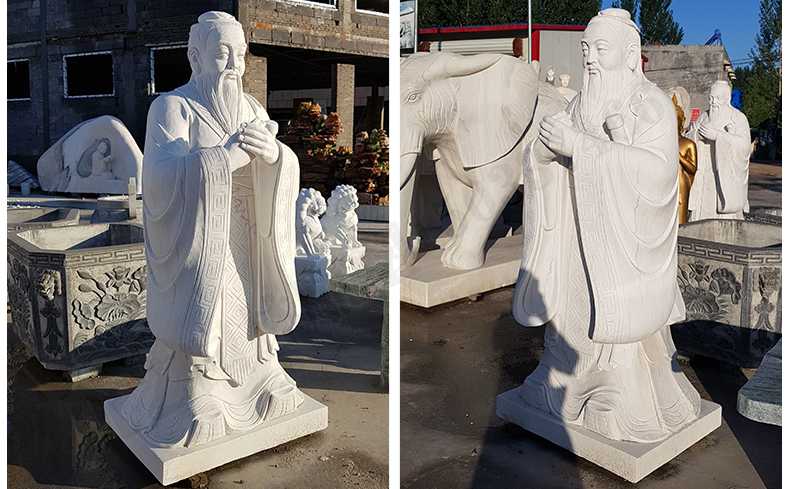 校園孔子像，學(xué)校孔子雕像，孔子景觀雕塑