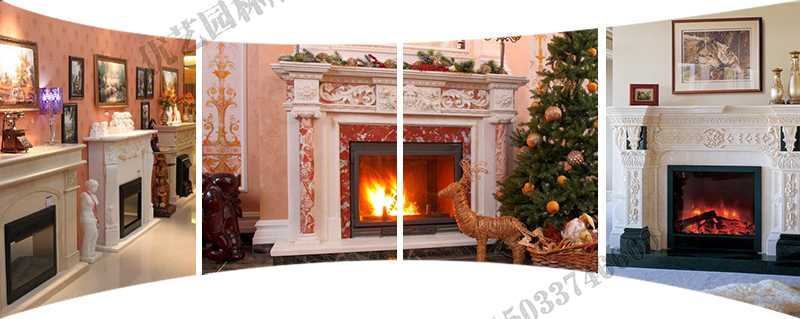 歐式壁爐架實景，大理石壁爐架定制，石雕壁爐架工廠
