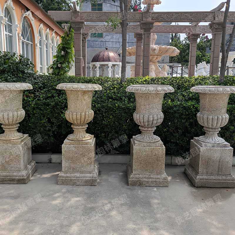 花園景觀花盆，花崗巖花盆